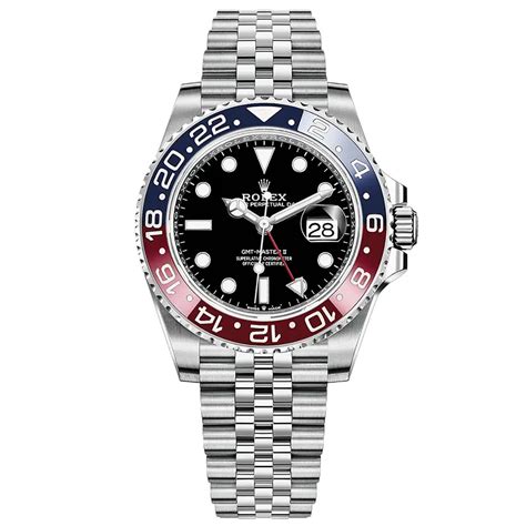 rolex gmt master ii 126710blro pepsi red blue jubile steel